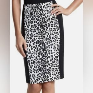 White House Black Market Pencil Skirt.  Size 8 Black & White